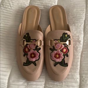 Floral Slides/ Mules - size 7